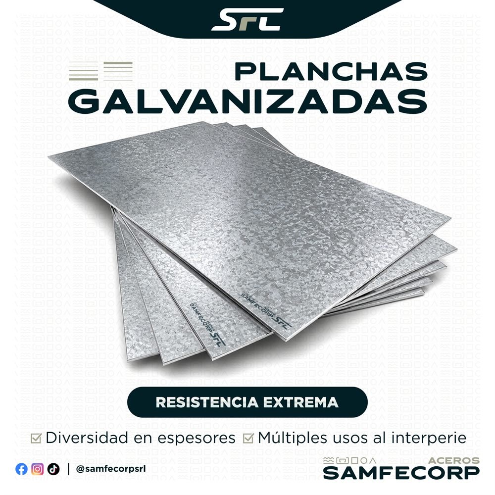 Publicación Planchas galvanizadas